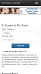 Mobile Screenshot of antiqueslistings.com